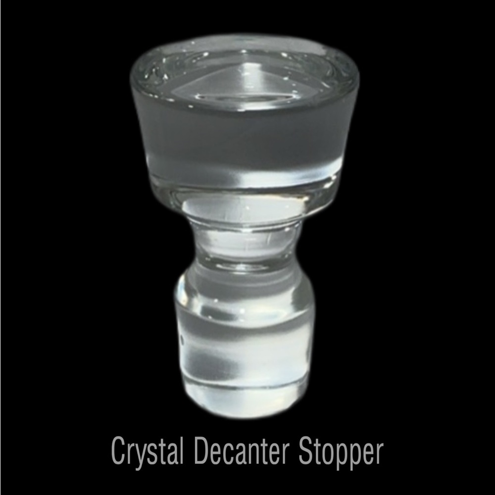 Romanian Vintage Crystal Decanter Stopper